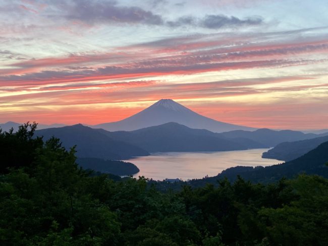 Mt Fuji from Odawara Kanagawa Japan